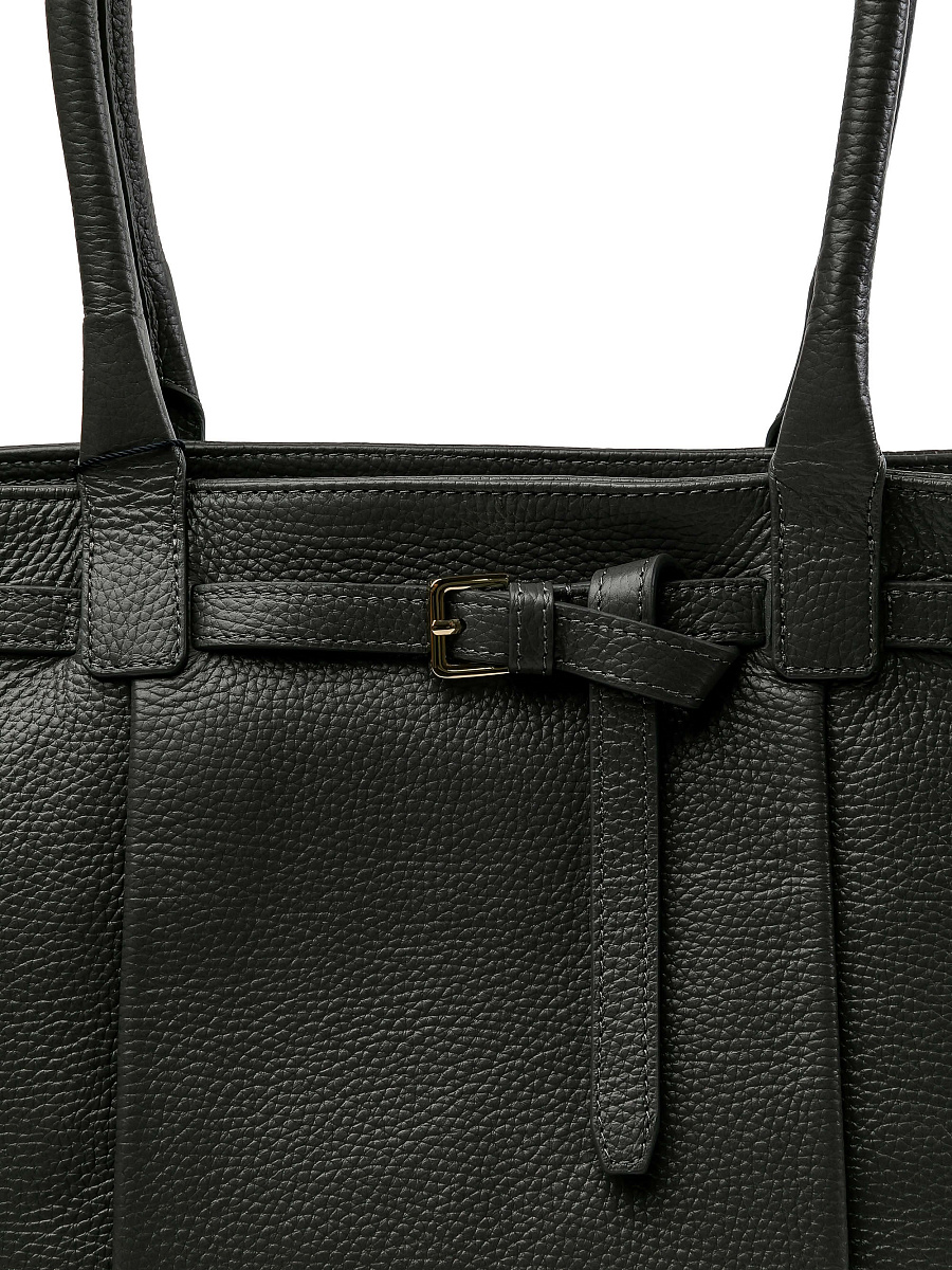 Женская сумка Dr.Koffer из натуральной кожи темно-серая