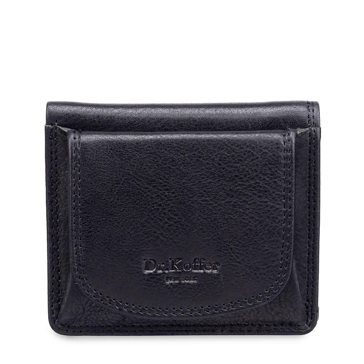 Кошелек Dr.Koffer из натуральной кожи черный