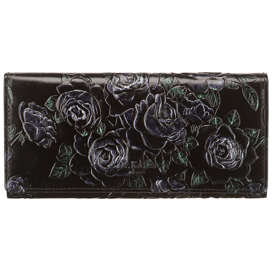 Портмоне Dr.Koffer из натуральной кожи черное