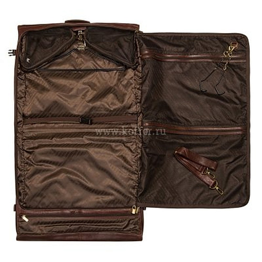 Сумка дорожная портплед Dr.Koffer из натуральной кожи