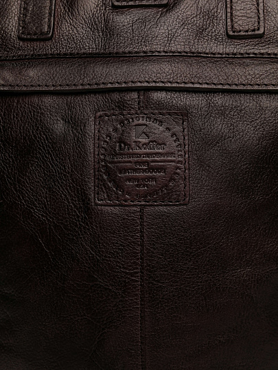 Рюкзак Dr.Koffer из натуральной кожи коричневый