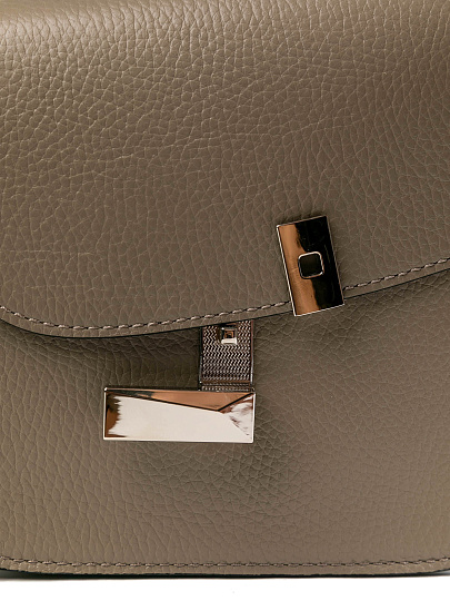 Женская сумка Dr.Koffer из натуральной кожи бежевая