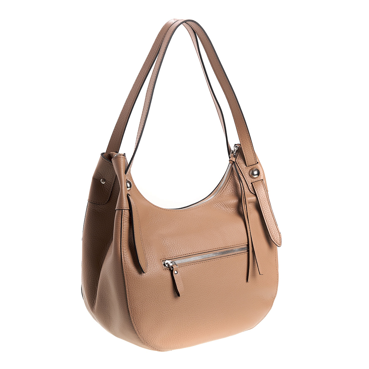 Женская сумка Dr.Koffer из натуральной кожи бежевая