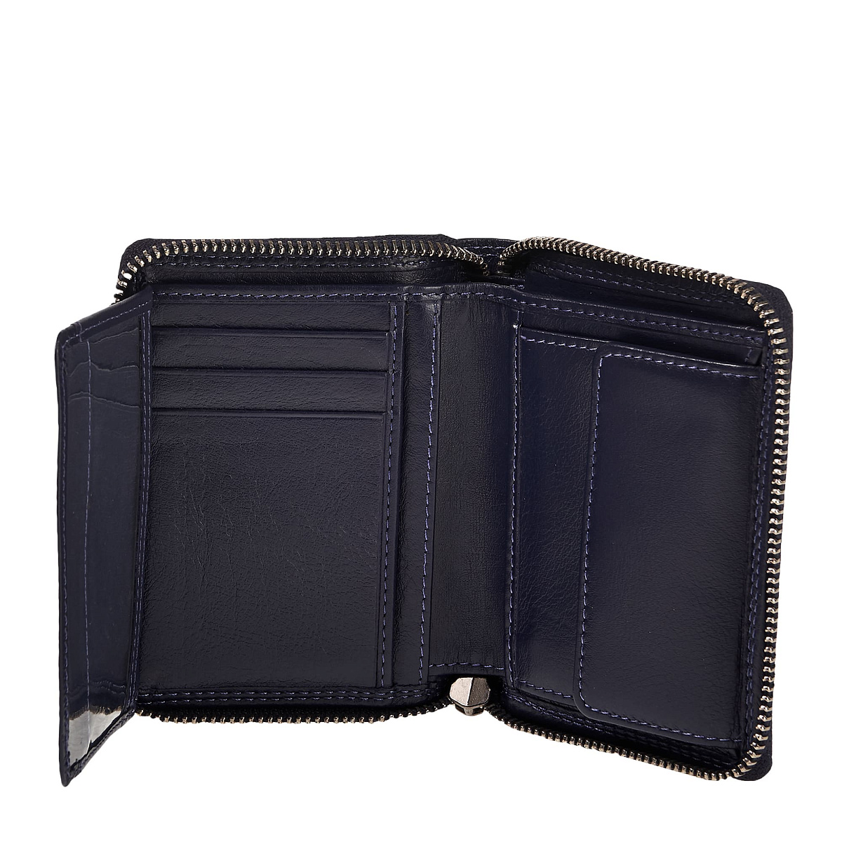 Портмоне Dr.Koffer из натуральной кожи фиолетовое