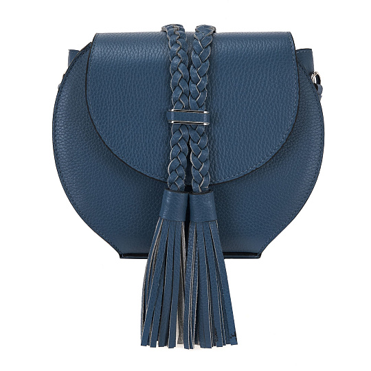 Женская сумка Dr. Koffer из натуральной кожи синяя