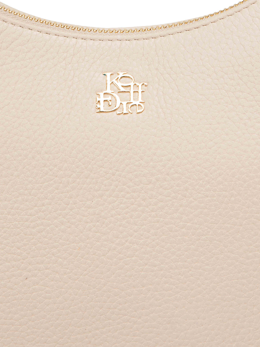 Женская сумка Dr. Koffer из натуральной кожи бежевая