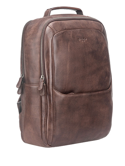 Рюкзак Dr. Koffer из натуральной кожи коричневый