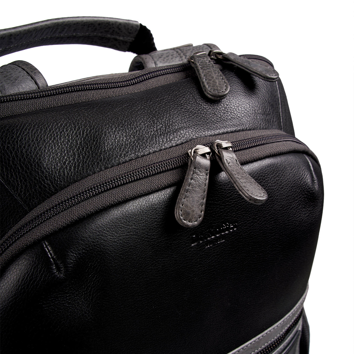 Рюкзак Dr.Koffer из натуральной кожи черный