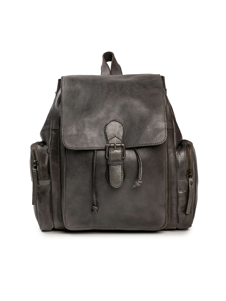 Рюкзак Dr.Koffer из натуральной кожи серый