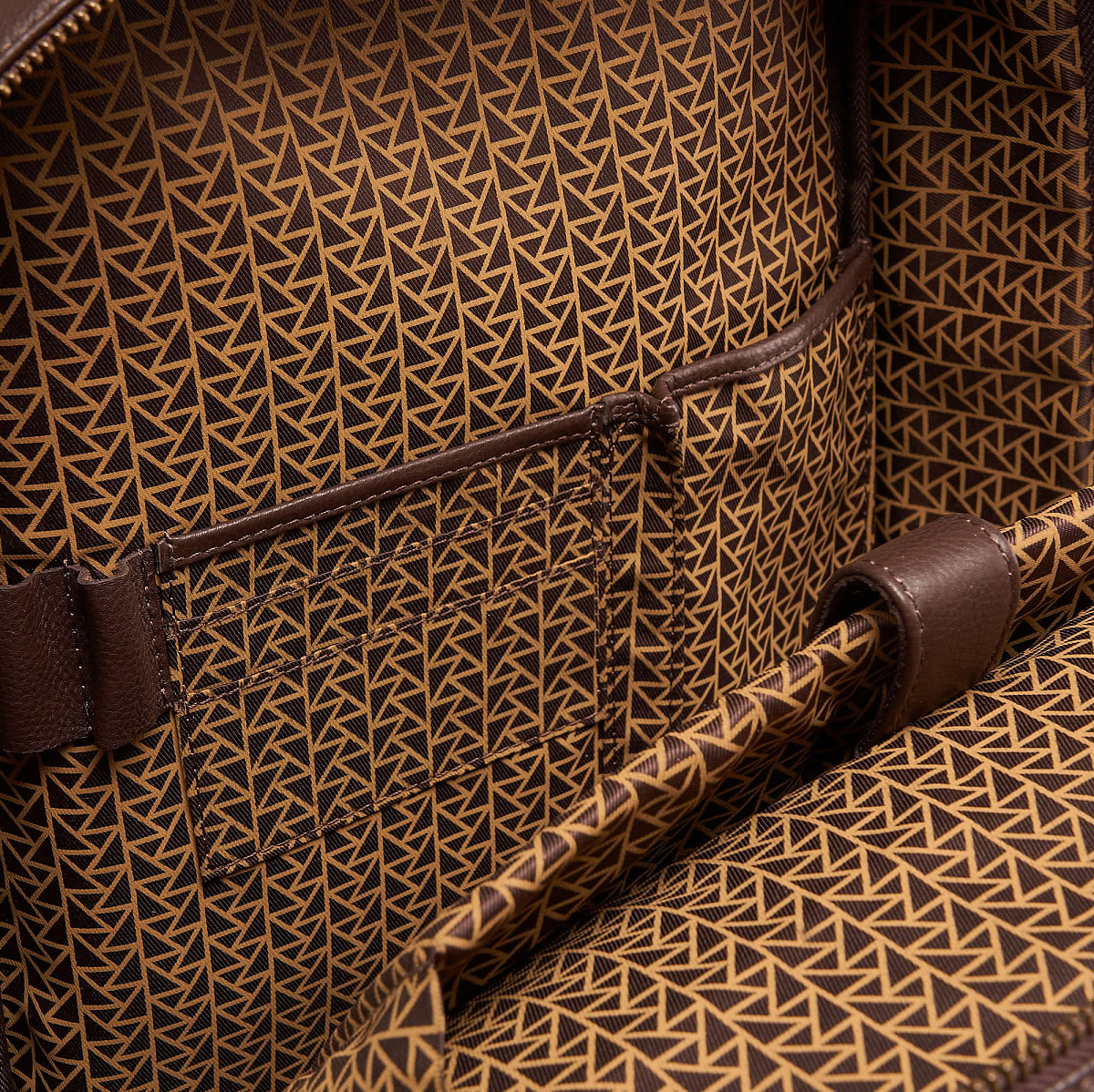 Рюкзак Dr.Koffer из натуральной кожи темно-коричневый