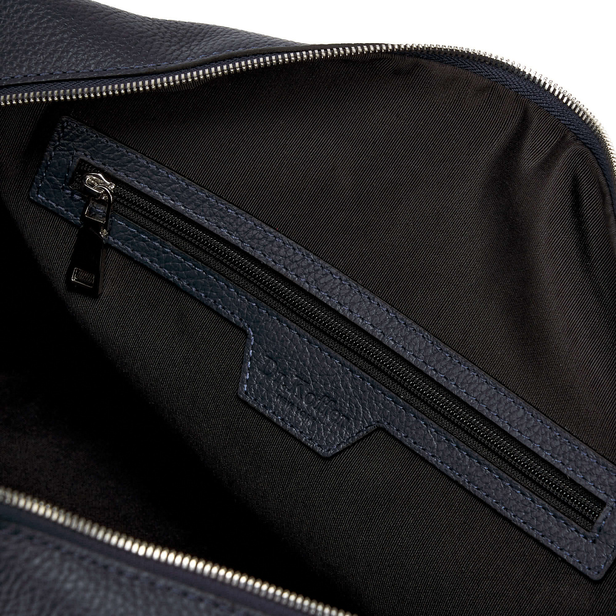 Дорожная сумка Dr.Koffer из натуральной кожи синяя