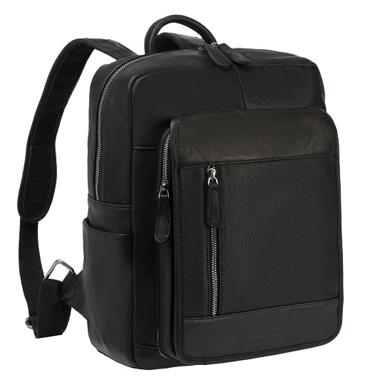 Рюкзак Dr.Koffer из натуральной кожи черный