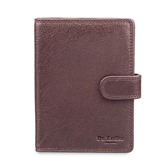 Обложка для паспорта/автодок из натуральной кожи Dr. Koffer