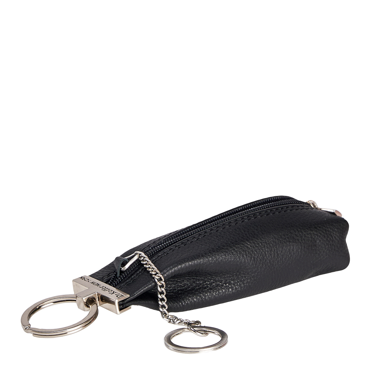 Ключница Dr.Koffer из натуральной кожи черная