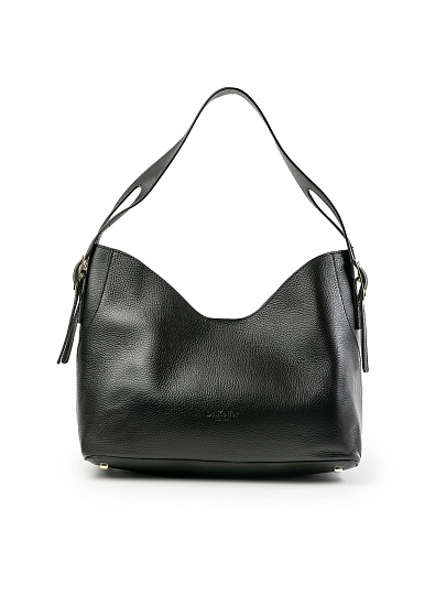 Женская сумка Dr.Koffer из натуральной кожи черная