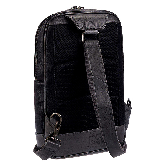Рюкзак Dr.Koffer из натуральной кожи черный