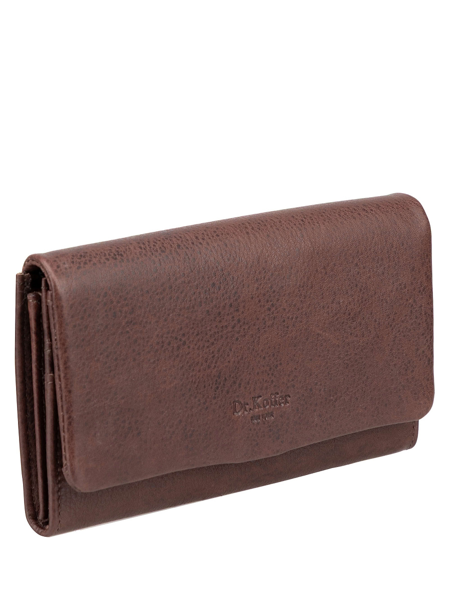 Кошелек Dr.Koffer из натуральной кожи коричневый