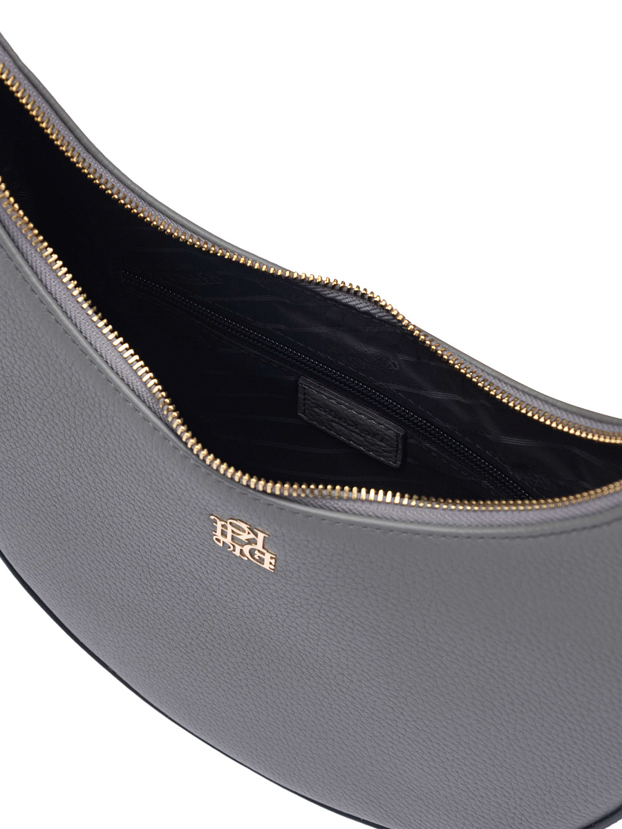 Женская сумка Dr. Koffer из натуральной кожи серая