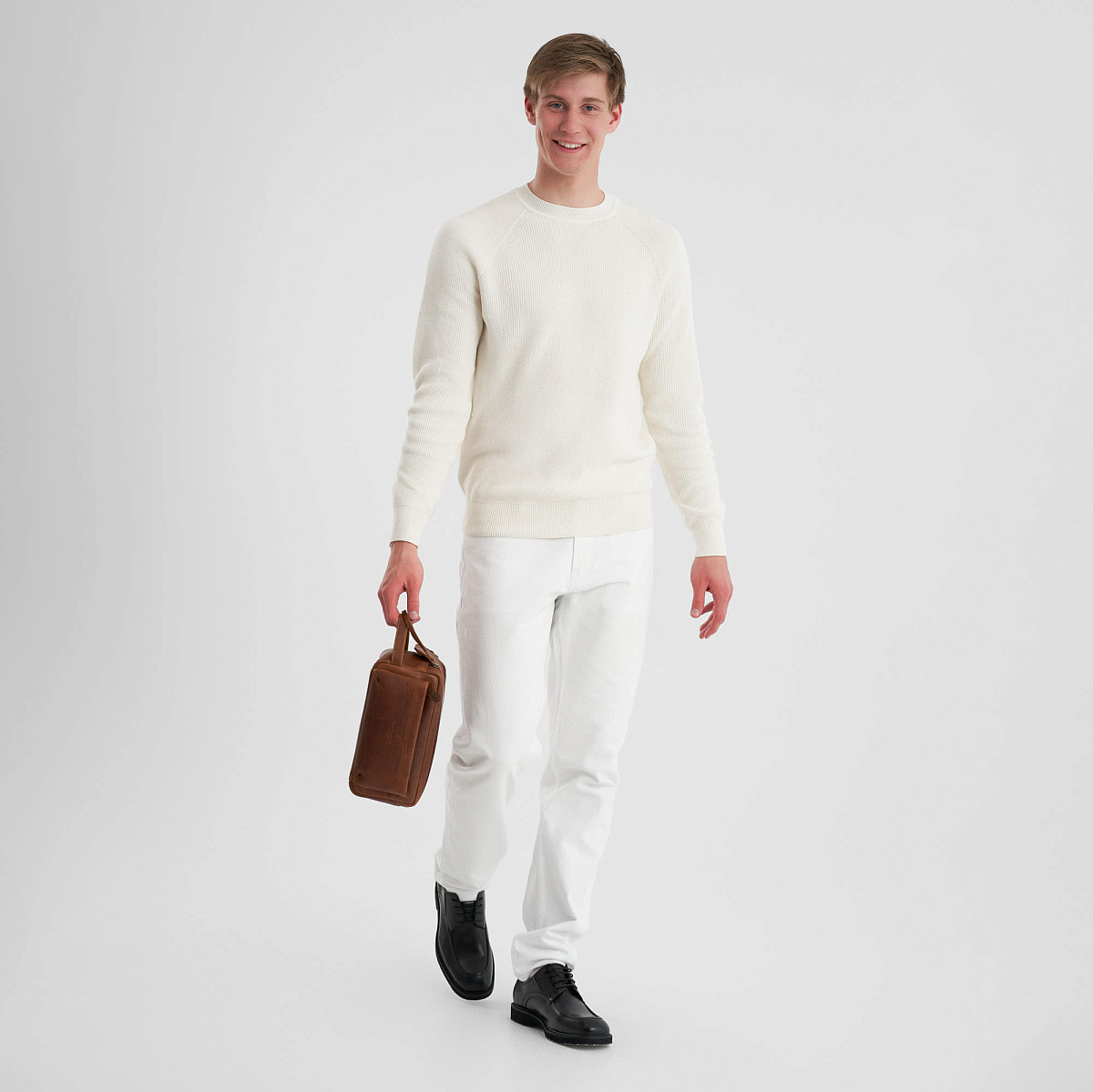 Несессер Dr.Koffer из натуральной кожи коричневый