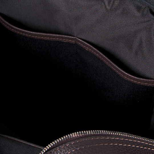 Сумка дорожная Dr.Koffer из натуральной кожи коричневая