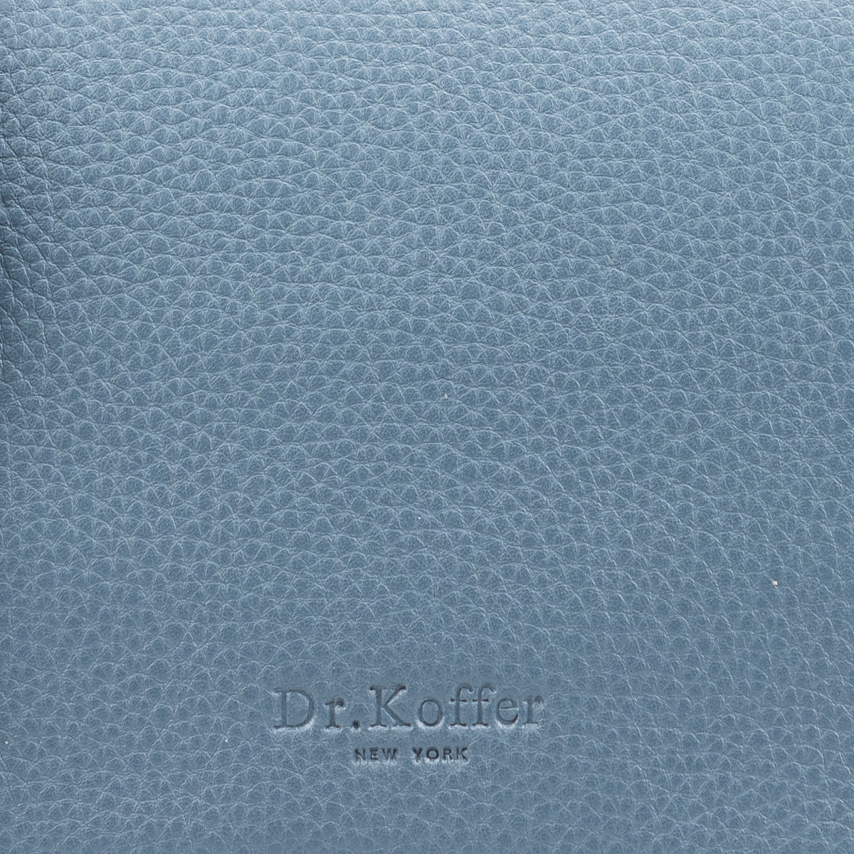 Женская сумка Dr.Koffer из натуральной кожи голубая
