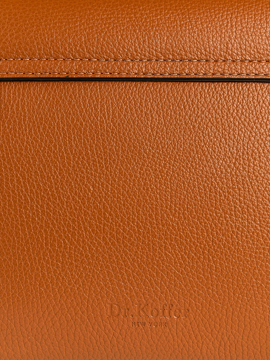 Женская сумка Dr. Koffer из натуральной кожи коричневая
