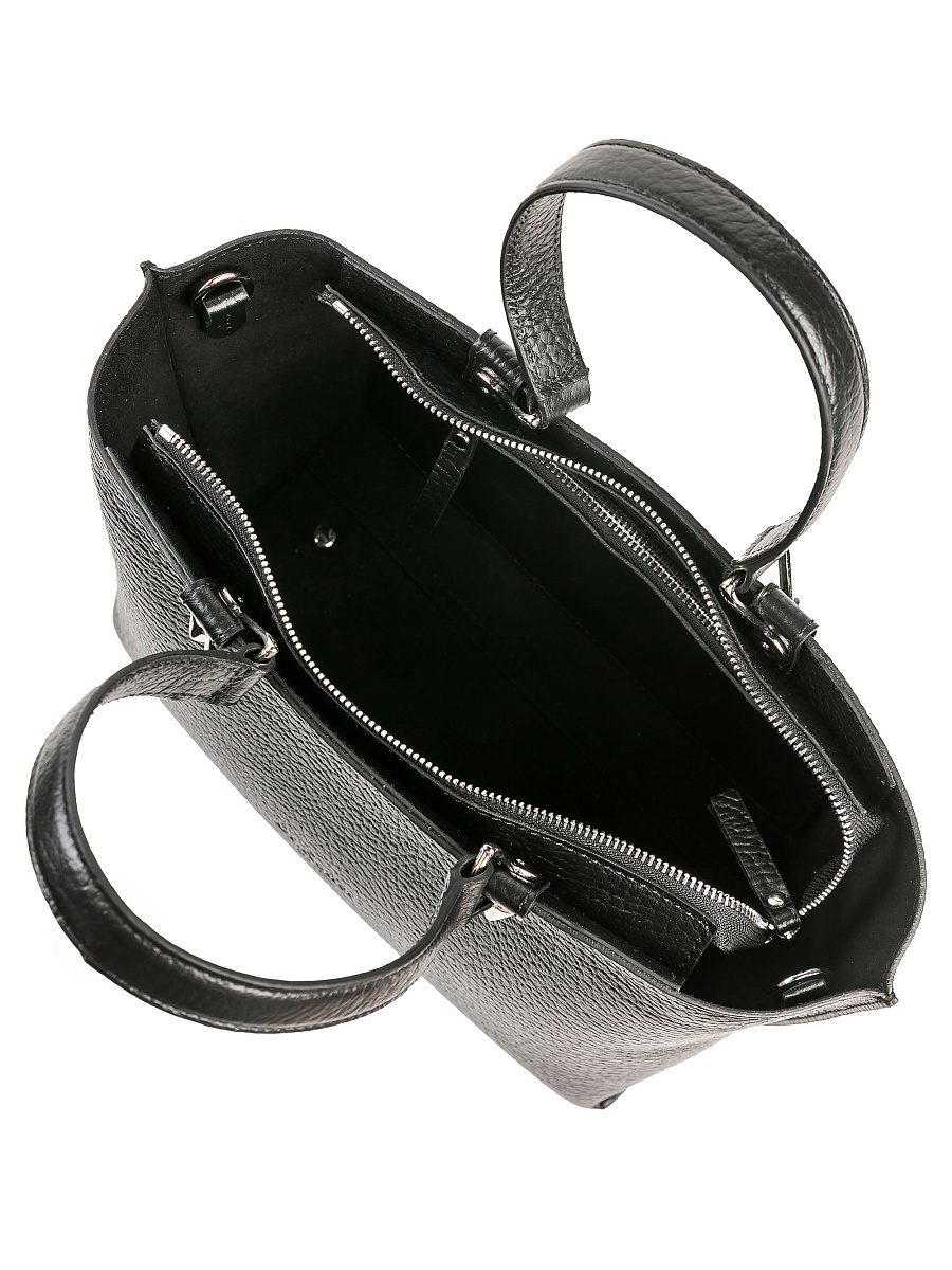 Женская сумка Dr. Koffer из натуральной кожи черная