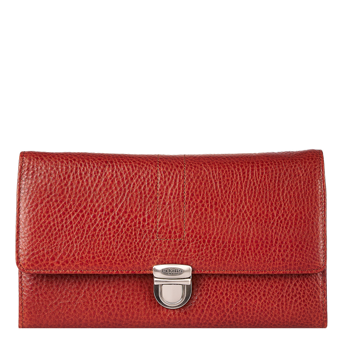 Сумка барсетка из натуральной кожи Dr. Koffer коричневая