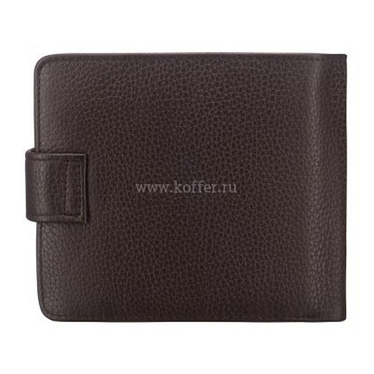 Портмоне Dr.Koffer из натуральной кожи коричневое