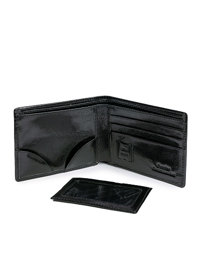 Портмоне Dr.Koffer из натуральной кожи черное