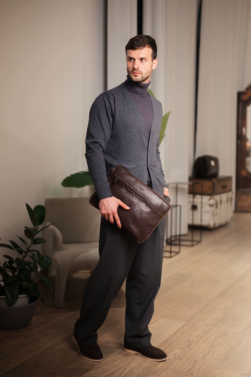 Папка для документов Dr. Koffer из натуральной кожи