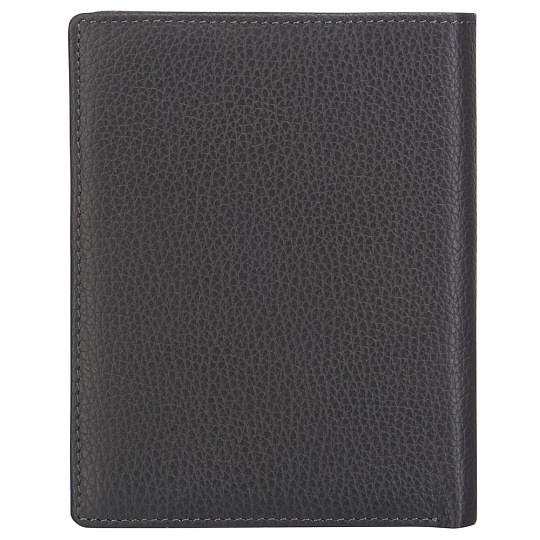 Портмоне Dr.Koffer из натуральной кожи серое