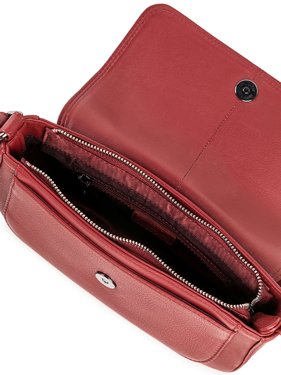 Женская сумка Dr.Koffer из натуральной кожи красная