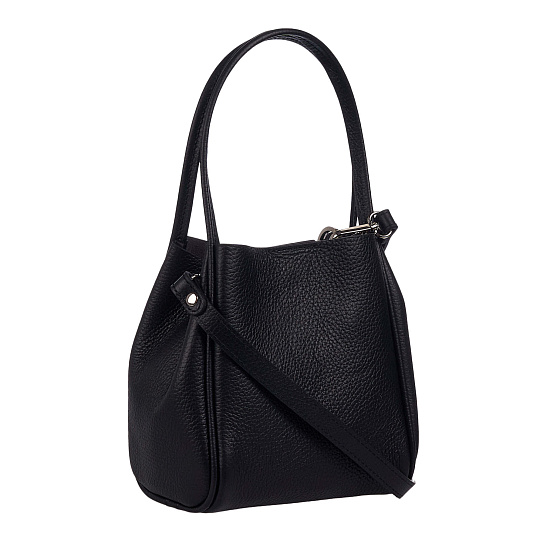 Женская сумка Dr. Koffer из натуральной кожи черная