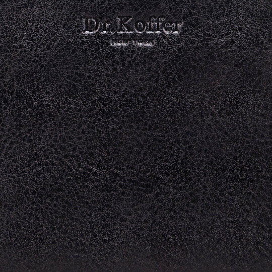 Портмоне Dr.Koffer из натуральной кожи черное