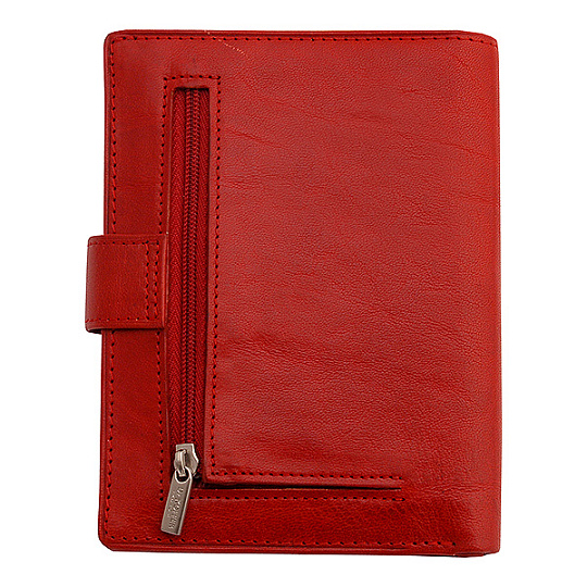 Обложка-портмоне для паспорта и автодокументов красного цвета Dr.Koffer X510137-26-12