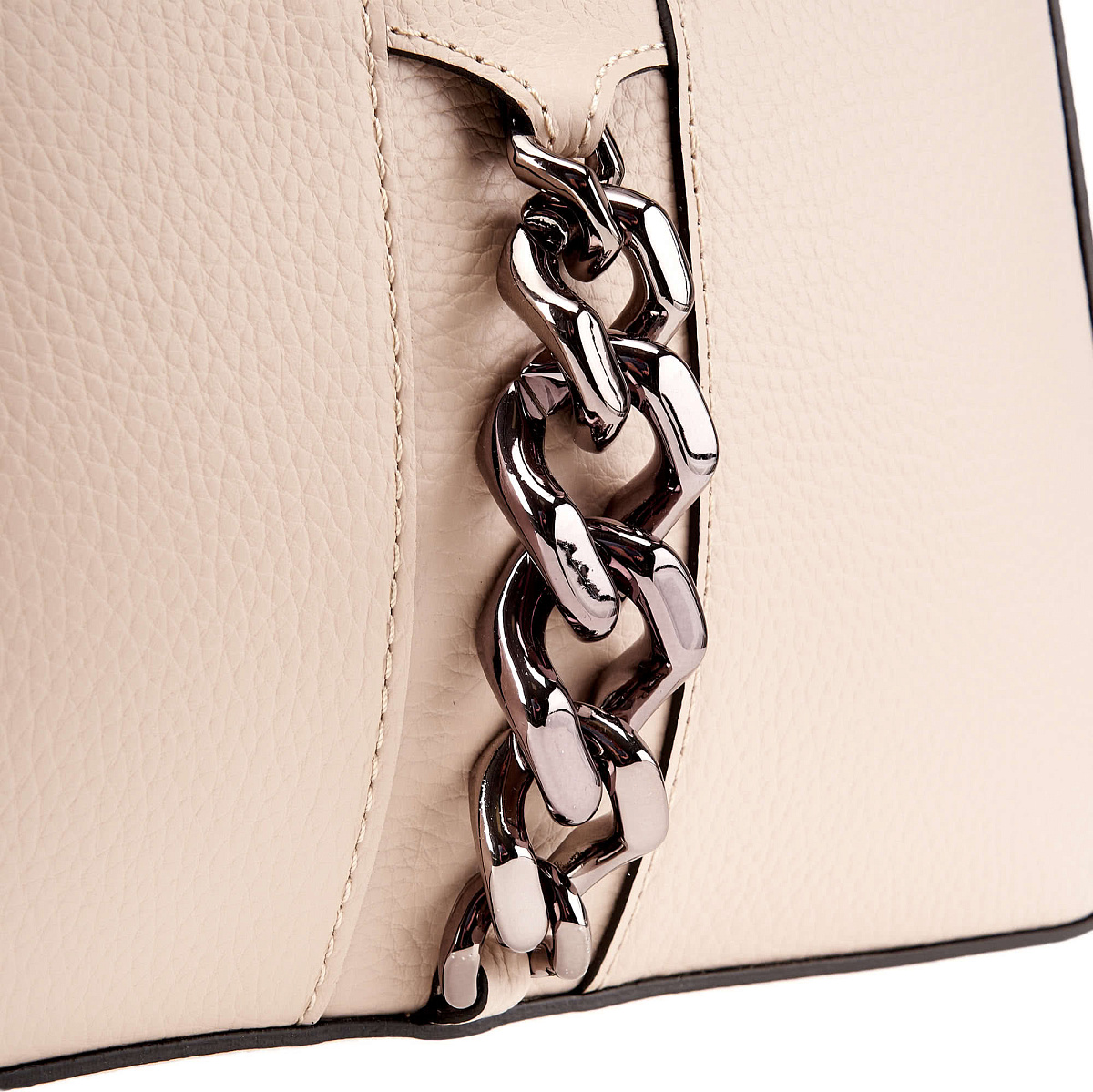 Женская сумка Dr. Koffer из натуральной кожи бежевая