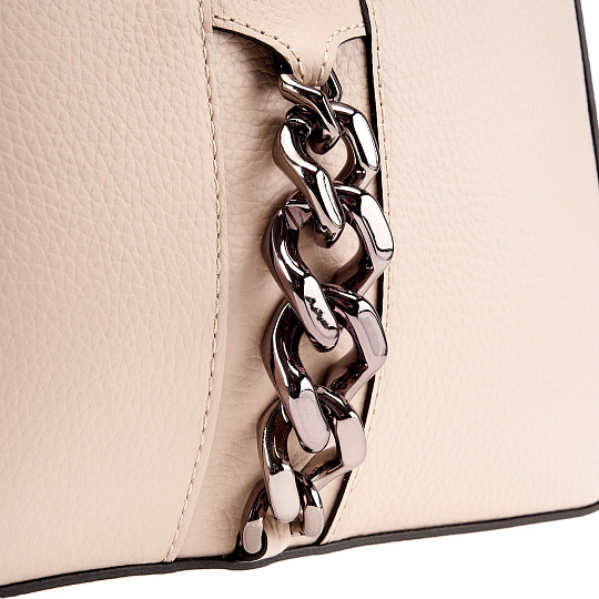 Женская сумка Dr. Koffer из натуральной кожи бежевая