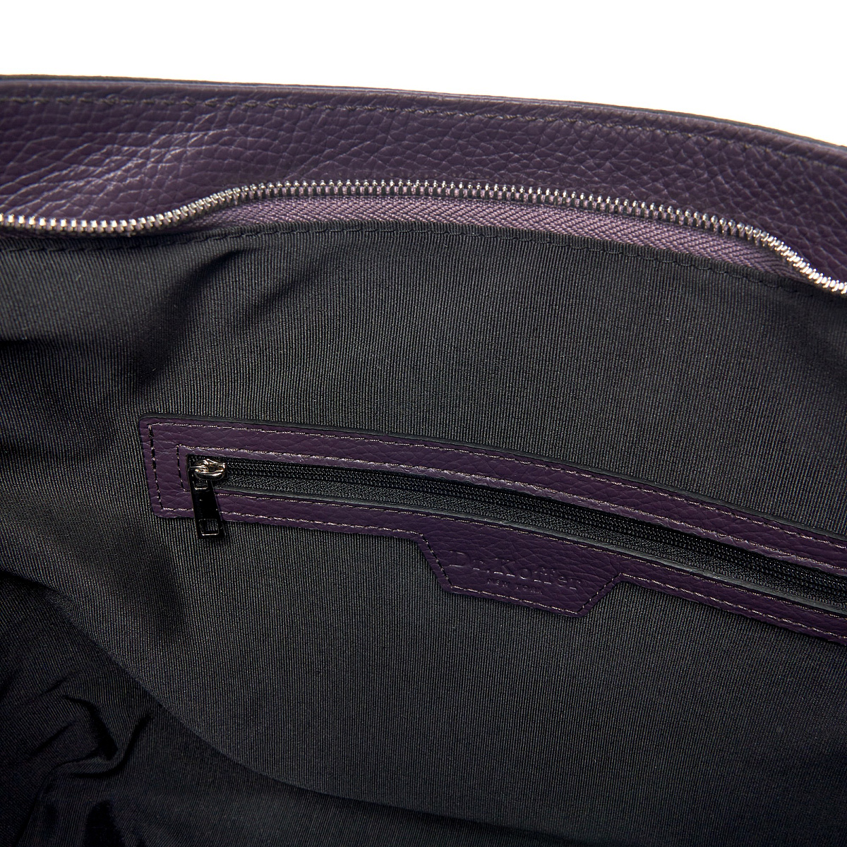 Женская сумка Dr. Koffer из натуральной кожи фиолетовая