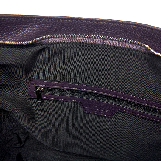 Женская сумка Dr. Koffer из натуральной кожи фиолетовая