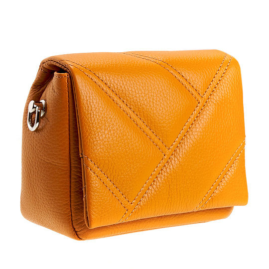 Женская сумка Dr. Koffer из натуральной кожи оранжевая