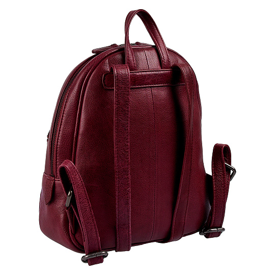 Рюкзак Dr.Koffer из натуральной кожи бордовый