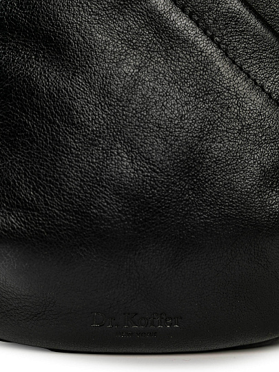 Рюкзак Dr.Koffer из натуральной кожи черный