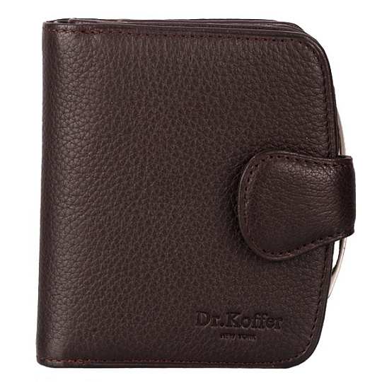 Кошелек Dr.Koffer из натуральной кожи коричневый