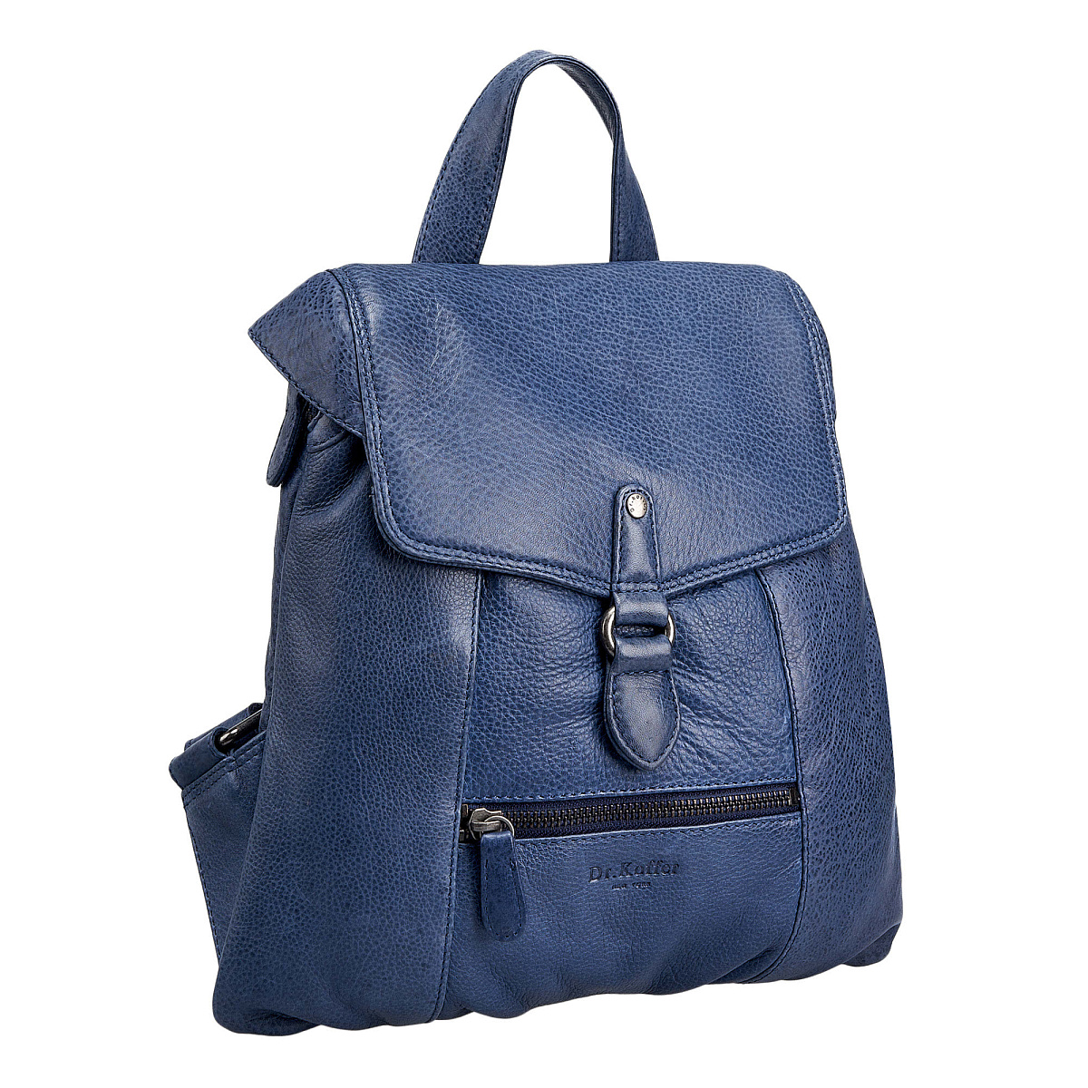 Рюкзак Dr.Koffer из натуральной кожи синий