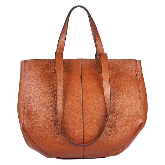 Женская сумка Dr. Koffer из натуральной кожи коричневая