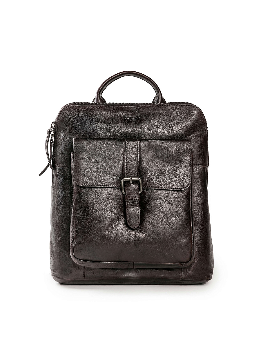 Рюкзак Dr.Koffer из натуральной кожи коричневый