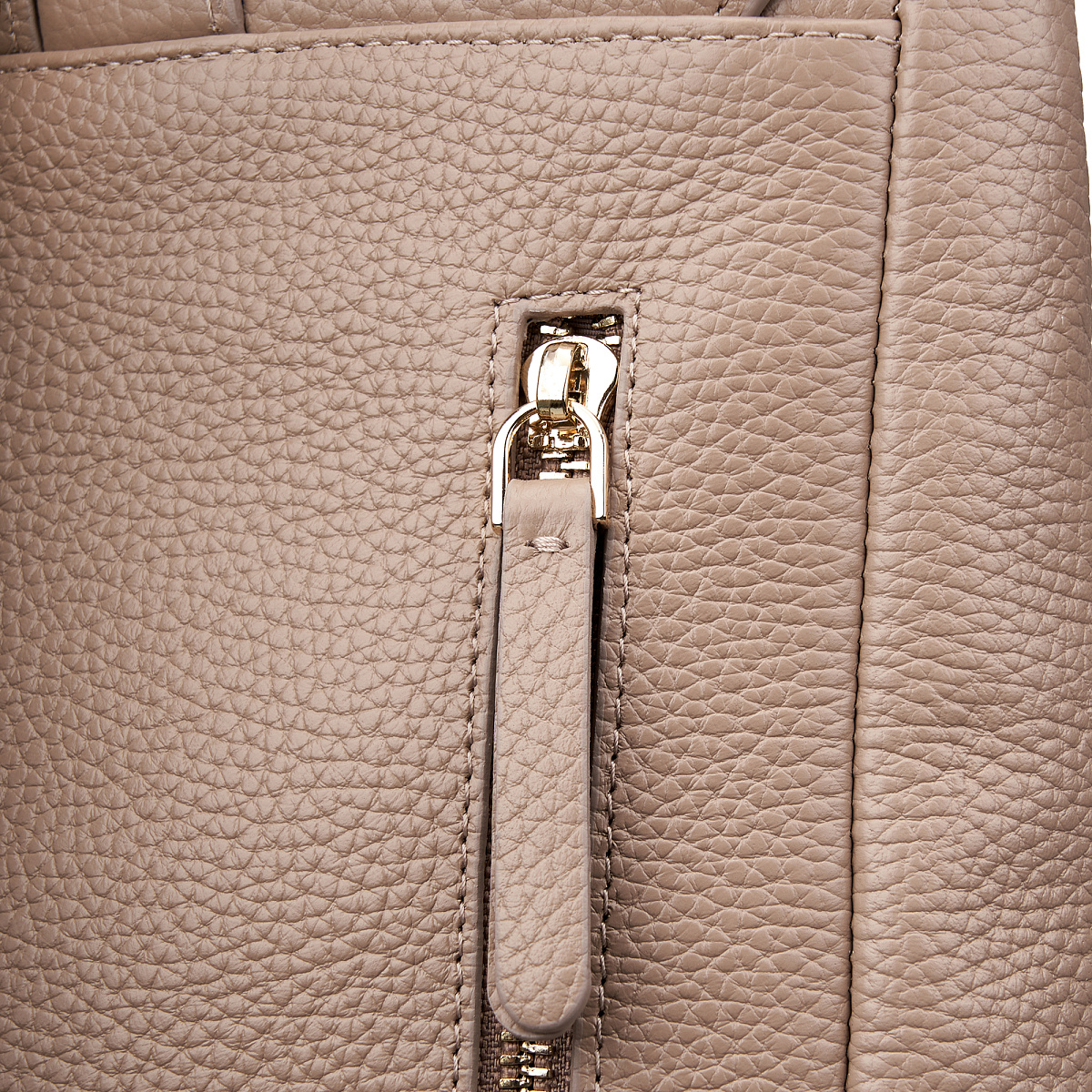 Рюкзак Dr. Koffer из натуральной кожи бежевый