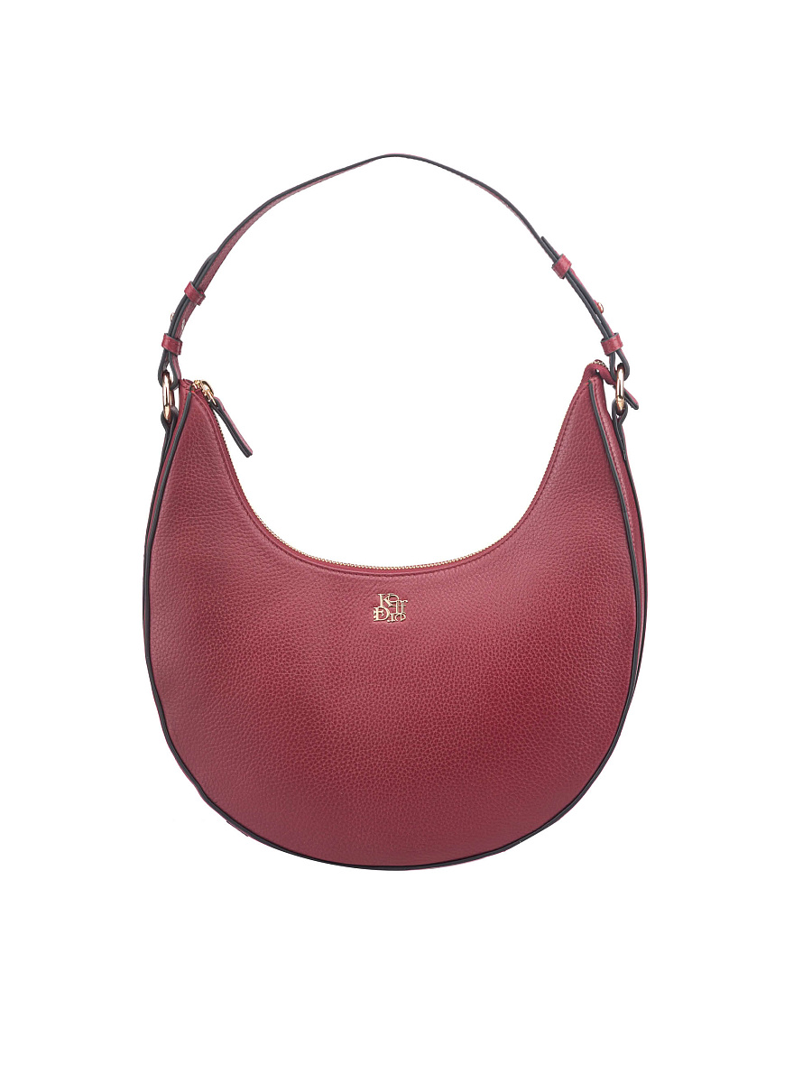 Женская сумка Dr. Koffer из натуральной кожи бордовая