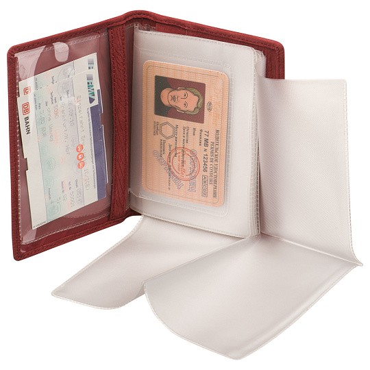 Обложка для автодокументов из натуральной кожи Dr. Koffer